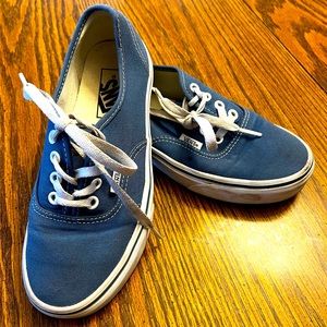 Vans men's 4.5 women's 6 blue/gray